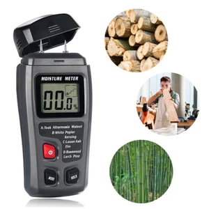 Feuchtigkeitsmesser Messgerät Holz Mauer Wand Bau Feuchte Messer Messen LCD NEW - Bild 1 von 9
