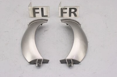 2016 Harley Road Glide CVO Headlight Lens Trim Bezel Shroud Set PALLADIUM SILVER - Imagem 1 de 4