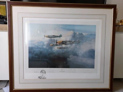 JG-52 by Robert Taylor with Remarque of Adolf Galland VERY RARE - Image 1 of 4