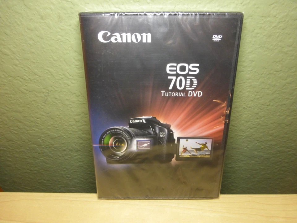 Canon EOS Rebel 70d OEM Original Tutorial DVD