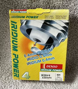 BUJÍAS DENSO IK20 IRIDIUM POWER 5304 4 PIEZAS (Para: TOYOTA LEXUS HONDA ACURA) - Imagen 1 de 5