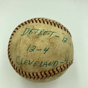 Mickey Lolich Signed Career Win No. 104 Final Out Game Used Baseball Beckett COA