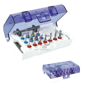 Dental Surgical Drill with Drivers Ratchet & transparent Box Kit Implant Tool CE - Picture 1 of 5
