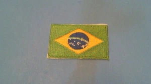 ¡Parche de hierro con bandera brasileña de Brasil! Nuevo Sudamérica - Imagen 1 de 2