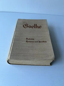 Antique German Book by Hermann And Dorothea. Goethe 1935 - Picture 1 of 8
