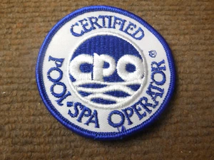 Vintage Certified Pool-Spa Operator Cloth Patch - Bild 1 von 2