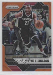 2016-17 Panini Prizm Orange Prizm /49 Wayne Ellington #90