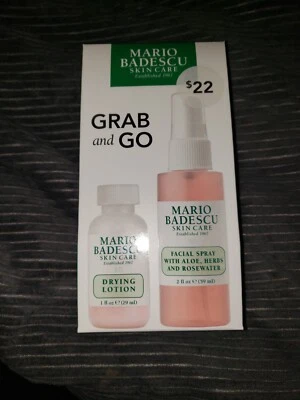 Mario Badescu Grab and Go Set (Loción Secadora y Spray Facial con Aloe) Nuevo Foto 1 de 2