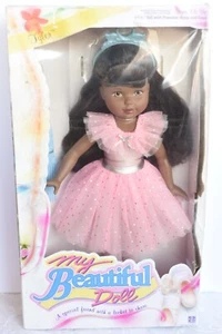 Hasbro TYLER Black/AA My Beautiful Doll 1989 vintage--17,5" in scatola originale - Foto 1 di 9