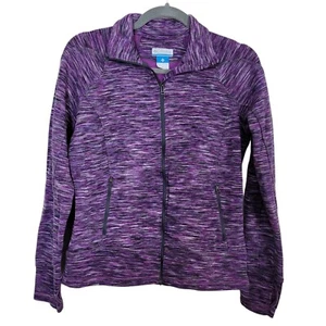 Columbia Optic Got It Jacket Women's Sz Small Purple Full Zip Collared Pockets - Picture 1 of 8