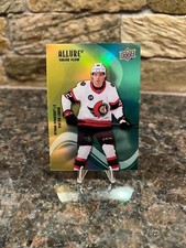 Viktor Lodin 2022-23 Upper Deck Allure Color Flow Yellow Green Rookie Senators