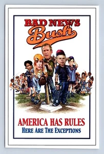Bad News Bush Political Postcard Unposted - Picture 1 of 2