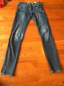 Abercrombie & Fitch The A&F Super Skinny Jeans Womens W27 L33  Blue - Picture 1 of 7