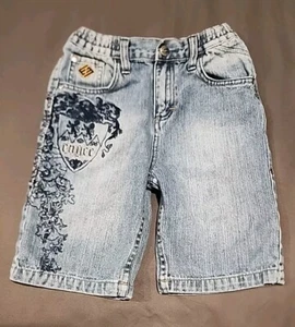 Enyce TODDLER Boys 4T Denim Jean Shorts Jorts Embroidered Pockets - Picture 1 of 15