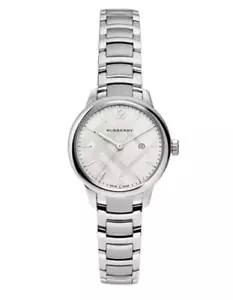 Brand New Burberry BU10108 The Classic 32mm Stainless Steel Women's Watch - Picture 1 of 3
