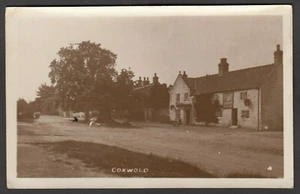 Postcard Coxwold near Thirsk Yorkshire village view posted 1925 RP by Bramley - Picture 1 of 1