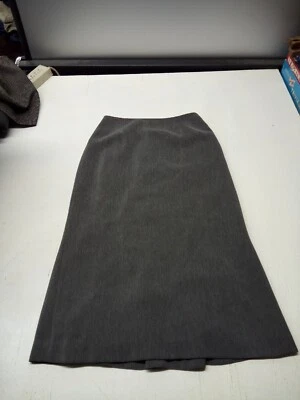 Falda Valerie Separates Cremallera Trasera Línea A, Talla Pequeña 8P, Gris Maxi Larga Foto 1 de 4