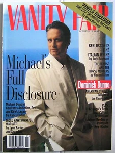 Revista Vanity Fair enero de 1995 con Michael Douglas - Imagen 1 de 4