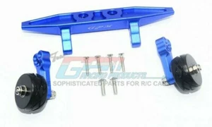 Barra de ruedas ajustable de aluminio GPM Racing - para Traxxas Rustler 4X4 RUS4040R-B - Imagen 1 de 4
