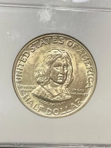NGC MS65 1934 MARYLAND SILVER COMMEMORATIVE HALF DOLLAR CHOICE GEM - Picture 1 of 3