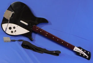 PLAYSTATION 3 ROCK BAND RICKENBACKER GUITAR WITH DONGLE WORKS PS3 - Picture 1 of 12