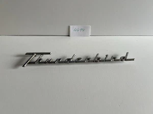FORD THUNDERBIRD SCRIPT FENDER EMBLEM BAA-4025622-AA - Picture 1 of 7