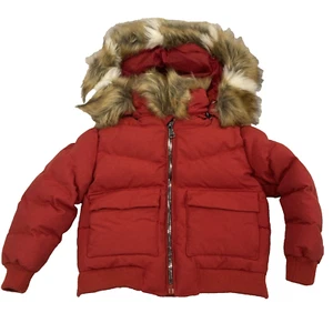 Jordan Craig Boys Bomber Jacket Winter Coat Red Size 5 - Picture 1 of 4