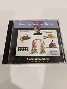 Amazing Designer Series Embroidery Card Memories of Home Nancy Zieman - Picture 1 of 14