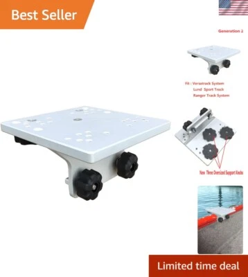 Suporte de downrigger de alumínio durável T6 com instalação pré-perfurada para barcos - Imagem 1 de 4