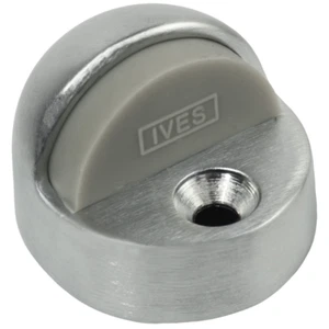 Ives FS438 PA28 FS438 US28 Dome Door Stop Floor Mount Cast Aluminum - Picture 1 of 3
