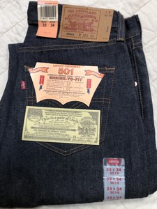 レア　84s vintage levis 501 dead stock