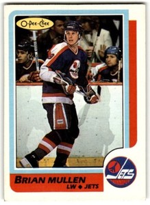 1986-87 O-Pee-Chee Brian Mullen #38 Winnipeg Jets