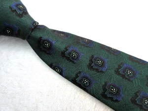 CORBATA DE VIOLONCHELO VERDE AZUL 3,25 PULGADAS poliéster corbata - Imagen 1 de 5