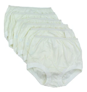 Youthform Womens Ribbed Knit Comfort Leg Peru Cotton Brief Panties- 6 Pack - Picture 1 of 2