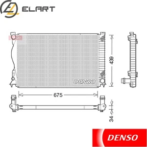 RADIATOR ENGINE COOLING DRM02028 FOR AUDI A6/C6/Allroad BBJ 3.0L CAJA 3.0L 6cyl - Picture 1 of 8