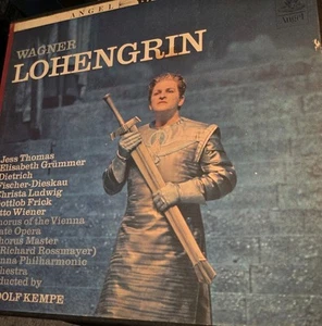 Wagner Lohengrin /Kempe 5 LP Vinyl Record Boxed Set Angel Label - Picture 1 of 8
