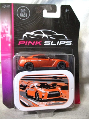 Jada Toys Pink Slips Nissan GT-R en Spectra Orange 1/64 Diecast con neumáticos de goma Foto 1 de 4
