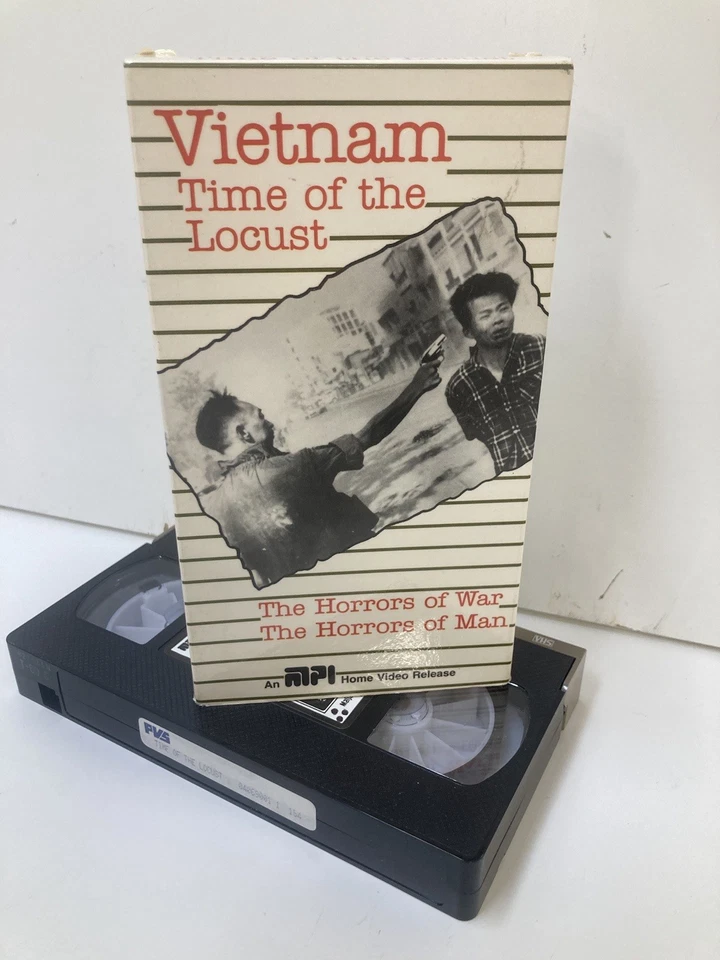 Vintage “Vietnam Time of the Locust” VHS. 1986. 55 Minutes. B/W - Image 1 of 4
