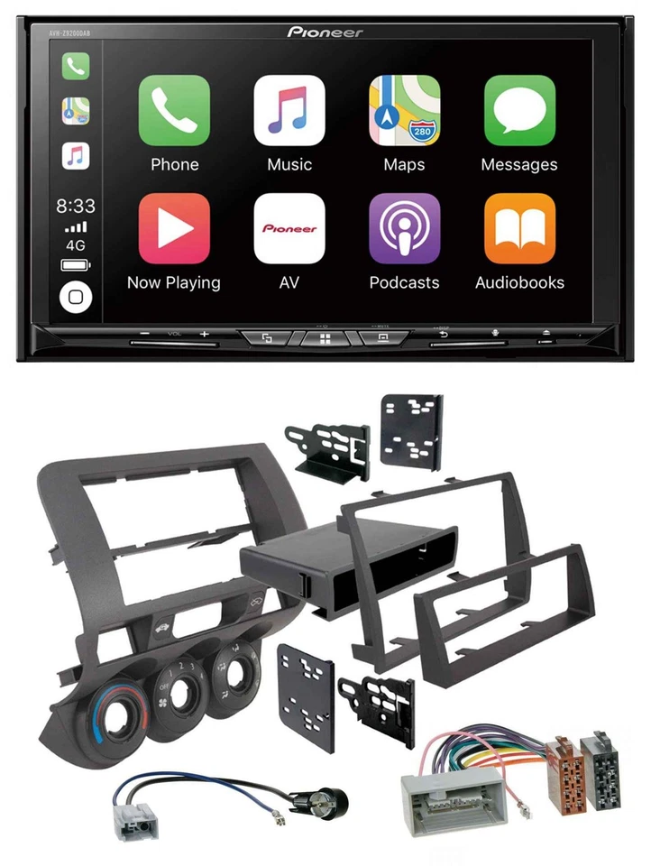 Pioneer 2DIN MP3 USB DAB DVD Bluetooth Autoradio für Honda Fit 06-07 nur US-Impo - Bild 1 von 4