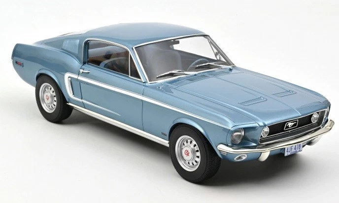 Ford Mustang GT Blue Norev Diecast Road Vehicles 1:12 - Image 1 of 1