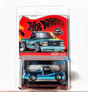 Hot Wheels RLC Exclusive 1990 Chevy 454 SS Square Body Truck Teal - NEW IN HAND - Picture 1 of 2