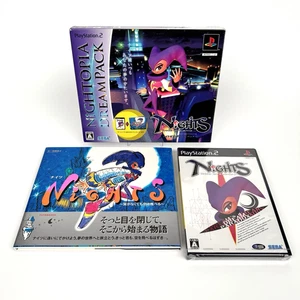 PS2 NiGHTS Nights into Dreams Nightopia Dream Pack PlayStation 2 Sega Japan Book - Foto 1 di 20