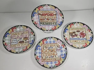 Skurrile Mary Engelbreit Dessertteller mit süßen Zitaten von Punch Studio - Bild 1 von 7