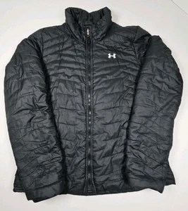 Under Armour Jacket Mens Medium Black Storm 2 Fitted Lightweight Puffer Coat - Picture 1 of 10