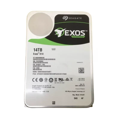 For Seagate ST14000NM0048 Seagate 14TB 7.2K SAS 12Gbps 3.5in 512e ENT HDD - Image 1 of 2