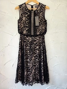 Phase Eight Size 10 New Lucinda Lace Dress Black - Picture 1 of 9