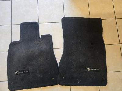 01-06 LEXUS UCF30L LS430 JUEGO DE 4 ALFOMBRAS ALFOMBRILLAS DELANTERAS Y TRASERAS NEGRAS OEM Foto 1 de 2