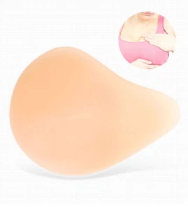Reggiseno in silicone forme seno mastectomia protesi reggiseno inserto cuscinetto potenziatore 1 pezzo - Foto 1 di 9
