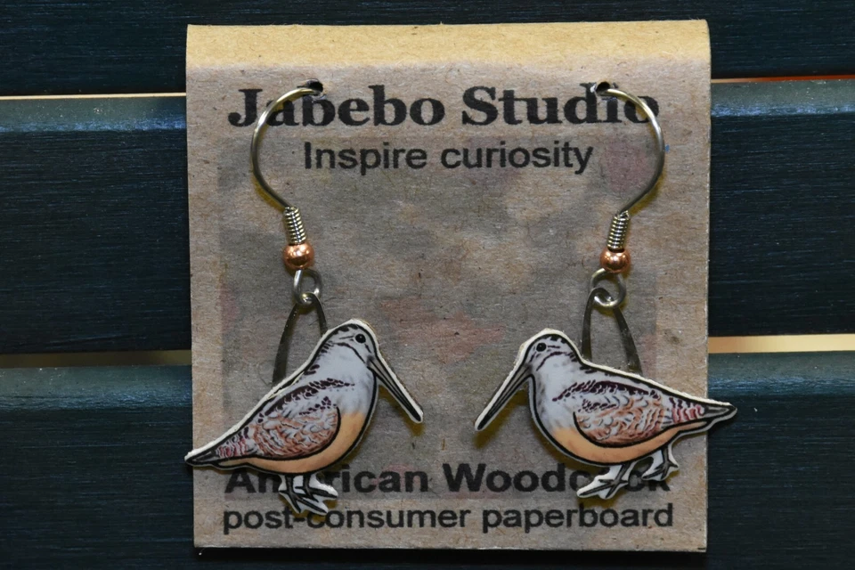 Pendientes Jabebo American Woodcock / Timberdoodle Foto 1 de 1