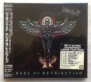 JUDAS PRIEST 'Angel Of Retribution' 2005 Japanese digibook CD+DVD w/OBI - Foto 1 di 1
